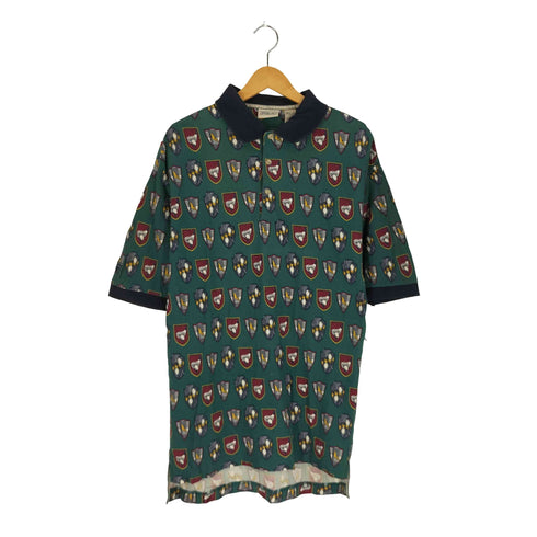 フィラ FILA 総柄 ポロシャツ メンズ import:M